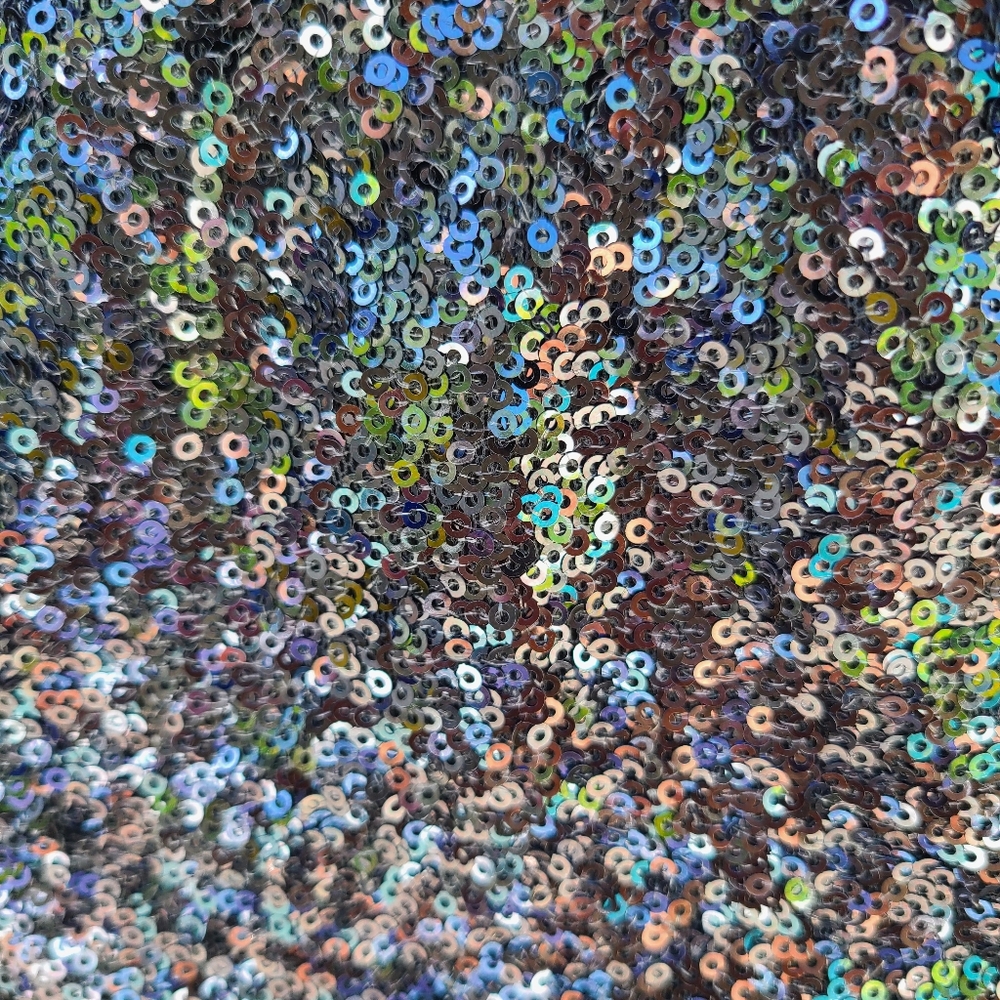 NWTs Windsor Strapless Sweetheart Charcoal Solid Sequin Dress - Picture 3 of 7